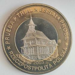 SPECIMEN  POLONYA    2003    1   EURO     DENEME PARASI