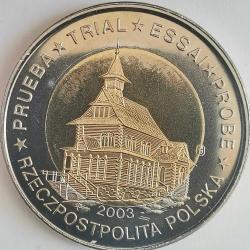 SPECIMEN  POLONYA    2003     2   EURO     DENEME PARASI