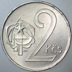 ÇEKOSLOVAKYA 2 KORUNA 1982 SOSYALİST DÖNEM. ÇİLALTI.