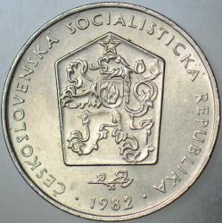 ÇEKOSLOVAKYA 2 KORUNA 1982 SOSYALİST DÖNEM. ÇİLALTI.