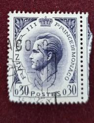 Monaco Prens Rainer - damgalı pul