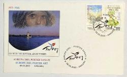 2003 FDC EUROPA-CEPT Poster Sanatı, Ankara, 09.05.2003, PTT M.O.B.Y.D. İlk Gün Zarfı (FDC-598)