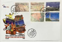 2008 FDC Türkiye-Endonezya Ortak Konulu Pullar - 2, Ankara, 24.10.2008, PTT M.O.B.Y.D. İlk Gün Zarfı (FDC-709-2)