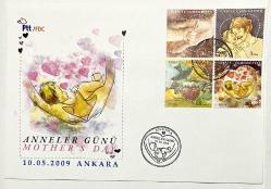 2009 FDC Anneler Günü, Ankara, 10.05.2009, PTT M.O.B.Y.D. İlk Gün Zarfı (FDC-716)
