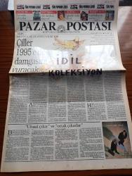 Pazar Postası Gazetesi - Turkish Newspaper - 26 Kasım 1994 - Sayı 49 - Tansu Çiller 1995'e de damgasını vuracak yazan Cengiz Kuşçuoğlu - sosyal liberalizm liberal modernizasyon derken yazan Canan Barlas - medyanın özelleştirmesi yazan Hikmet Özdemir - Işık İnselbağ ile söyleşi Wharton'un başarısı - enflasyondan enflamasyona yazan Yağmur Atsız - Alarko ABB işbirliği - ekonomiyi belirsizlik yönetiyor yazan Şeref Oğuz - filozof iktisatçı İdris Küçükömer halk demokrasi istiyor mu yazan Nihal Mete - milliyetçilik yazan Doğu Ergil - dünya gene bloklaşıyor yazan Sami Kohen - Türkiye ekonomisinde 1995 beklentileri yazan Bilge Okay - pis hava sigaradan beter bir öldürücü yazan Dinçer Güner - Yunan sinemasının genç yönetmeni Sotoris Goritsas'ın kardan gelenler filmi fotoğraf - Forrest Gump filmi - televizyon gazetecisi Can Dündar gerilla Savaşına var mısınız röportaj Nihal Mete - Kartaca 94 yazan Burçak Evren - yeni çıkan kitaplar Atilla Dorsay Ajda Pekkan'ın yüzü ya da değişimler çağı