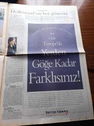 Pazar Postası Gazetesi - Turkish Newspaper - 26 Kasım 1994 - Sayı 49 - Tansu Çiller 1995'e de damgasını vuracak yazan Cengiz Kuşçuoğlu - sosyal liberalizm liberal modernizasyon derken yazan Canan Barlas - medyanın özelleştirmesi yazan Hikmet Özdemir - Işık İnselbağ ile söyleşi Wharton'un başarısı - enflasyondan enflamasyona yazan Yağmur Atsız - Alarko ABB işbirliği - ekonomiyi belirsizlik yönetiyor yazan Şeref Oğuz - filozof iktisatçı İdris Küçükömer halk demokrasi istiyor mu yazan Nihal Mete - milliyetçilik yazan Doğu Ergil - dünya gene bloklaşıyor yazan Sami Kohen - Türkiye ekonomisinde 1995 beklentileri yazan Bilge Okay - pis hava sigaradan beter bir öldürücü yazan Dinçer Güner - Yunan sinemasının genç yönetmeni Sotoris Goritsas'ın kardan gelenler filmi fotoğraf - Forrest Gump filmi - televizyon gazetecisi Can Dündar gerilla Savaşına var mısınız röportaj Nihal Mete - Kartaca 94 yazan Burçak Evren - yeni çıkan kitaplar Atilla Dorsay Ajda Pekkan'ın yüzü ya da değişimler çağı
