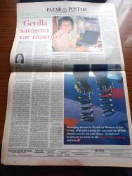Pazar Postası Gazetesi - Turkish Newspaper - 26 Kasım 1994 - Sayı 49 - Tansu Çiller 1995'e de damgasını vuracak yazan Cengiz Kuşçuoğlu - sosyal liberalizm liberal modernizasyon derken yazan Canan Barlas - medyanın özelleştirmesi yazan Hikmet Özdemir - Işık İnselbağ ile söyleşi Wharton'un başarısı - enflasyondan enflamasyona yazan Yağmur Atsız - Alarko ABB işbirliği - ekonomiyi belirsizlik yönetiyor yazan Şeref Oğuz - filozof iktisatçı İdris Küçükömer halk demokrasi istiyor mu yazan Nihal Mete - milliyetçilik yazan Doğu Ergil - dünya gene bloklaşıyor yazan Sami Kohen - Türkiye ekonomisinde 1995 beklentileri yazan Bilge Okay - pis hava sigaradan beter bir öldürücü yazan Dinçer Güner - Yunan sinemasının genç yönetmeni Sotoris Goritsas'ın kardan gelenler filmi fotoğraf - Forrest Gump filmi - televizyon gazetecisi Can Dündar gerilla Savaşına var mısınız röportaj Nihal Mete - Kartaca 94 yazan Burçak Evren - yeni çıkan kitaplar Atilla Dorsay Ajda Pekkan'ın yüzü ya da değişimler çağı