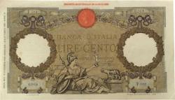 İtalya 100 Lire 1940 CT Kondisyon.