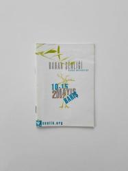 10-15 Mayıs 2007 Uludağ Üniversitesi Bahar Şenliği Kitapçığı