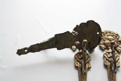 3  ADET  TAKIM   VİNTAGE PRİNÇ PERDE ASKILIK (İ3 KASA - X2