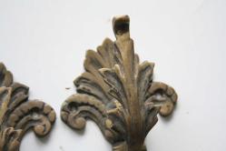 2  ADET  TAKIM   VİNTAGE PRİNÇ PERDE ASKILIK (İ3 KASA - X3