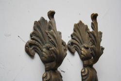 2  ADET  TAKIM   VİNTAGE PRİNÇ PERDE ASKILIK (İ3 KASA - X3