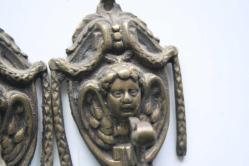 2  ADET  TAKIM   VİNTAGE PRİNÇ PERDE ASKILIK (İ3 KASA - X4