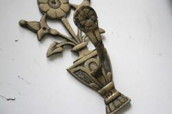 2  ADET  TAKIM   VİNTAGE PRİNÇ PERDE ASKILIK (İ3 KASA - X5