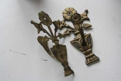 2  ADET  TAKIM   VİNTAGE PRİNÇ PERDE ASKILIK (İ3 KASA - X5