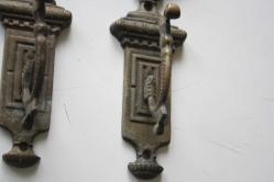 2  ADET  TAKIM   VİNTAGE PRİNÇ PERDE ASKILIK (İ12 KASA -- X1