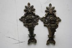 2  ADET  TAKIM   VİNTAGE PRİNÇ PERDE ASKILIK (İ12 KASA -- X2