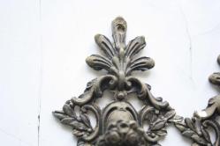 2  ADET  TAKIM   VİNTAGE PRİNÇ PERDE ASKILIK (İ12 KASA -- X2