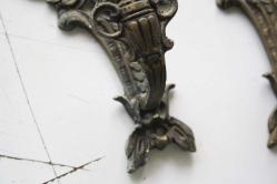 2  ADET  TAKIM   VİNTAGE PRİNÇ PERDE ASKILIK (İ12 KASA -- X2