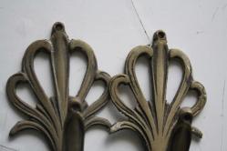 2  ADET  TAKIM   VİNTAGE PRİNÇ PERDE ASKILIK (İ12 KASA -- X3