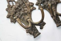 2  ADET  TAKIM   VİNTAGE PRİNÇ PERDE ASKILIK (İ12 KASA -- X4