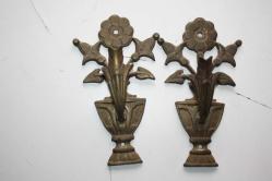 2 ADET TAKIM VİNTAGE PRİNÇ PERDE ASKILIK (İ12 KASA -- X6