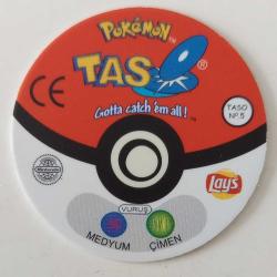 POKEMON 13 WEEDLE GÜÇ BÖCEK ORİJİNAL CİPS TASOSU ÇİL 3BBB1Ş ÇOK NADİR