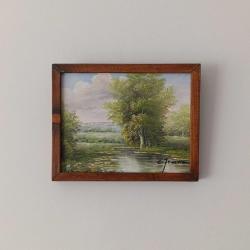 C. Freeman İmzalı Antika Yağlı Boya Tablo