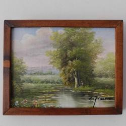 C. Freeman İmzalı Antika Yağlı Boya Tablo