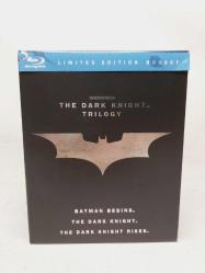 THE COMPLETE DARK KNIGHT TRIOLOGY LIMITED EDITION BOXSET BLU-RAY - BATMAN BEGINS - THE DARK KIGHT - RISES - 5 DISC + UV
