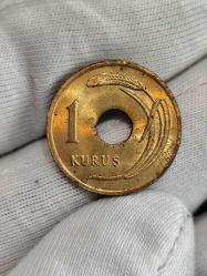 1948 Yılı Gümüş 1 Lira Çil