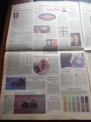 Pazar Postası Gazetesi - Turkish Newspaper - 12 Ağustos 1995 - Sayı 86 - Doğu Ergil'in TOBB için hazırladığı rapor tartışma konusu oldu yazan Naki Özkan - gümrük birliğine girerken müdür beyler dönemi bitti yazan Canan Barlas - güvensizlik yazan Murat Belge - Le Monde liberaller bunu çoktandır söylüyordu yazan Ömer Servet - 68 kuşağı bir tecrübedir yazan Taha Akyol - Pamukbank'ın yeni kaptanı Orhan Emirdağ - Siemens S4 dünya rekortmeni - Tansu Çiller'den İlyas Aktaş'a telefon - İspanya ve BASK modeli - PKK ETA'ya benzemez - insanlık dramı göç yazan Sami Kohen - balkanlarda bir mozaik mahvoldu yazan Dinçer Güner - genç yönetmen Kutluğ Ataman hapsedilmiş bir kitle gençlik röportaj Burçak Evren - Eugenio Barba İstanbul'da - uluslararası Leyla Gencer şan yarışması fotoğraf - ANAP İstanbul milletvekili Güneş Taner liderlik için imaj yetmez yazan Zeynep Çetinkaya - karikatür bienali - İstanbul 300 kütüphaneciye ev sahipliği yapacak - Temel içgüdü cinayeti - Tiryaki kadınlar