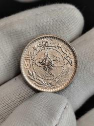 Sultan Reşat 1327/5 Nikel 10 Para Çil