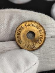 1948 Yılı 1 Kuruş Çil