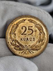 1956 Yılı 25 Kuruş Çil