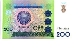 1997 ÖZBEKİSTAN 200 SOM ÇİL