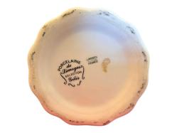 Fransız Limoges el boyama porselen vazo 24,5 cm boyunda