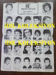 AYDAN ADAN / FÜSUN ÖZBEN, MANKEN, FOTOMODEL AJANSI, 1970'LER ORİJİNAL AFİŞİ - MODEL LİSTESİ - ALİ BAŞMAN, BÜLENT GÜZELKAN, CENGİZ ÖZKUL, ENGİN KOÇ, ERAY ÖZBAL, ARSUN ERDAL, EŞREF TAŞTOP, FARUK DİLAVER, FARUK PEKER, HALDUN KUTLU, HASAN AKGÜN, HAYATİ BANASDEY, İSMET ÜSTEKİN, LATİF ÖRENCİK, LEVENT GÜLSEN, MEHMET KOÇAK, MEHMET KURALLI, METİN KÜRKÇÜOĞLU, REHA PİROĞLU, SERDAR ALTINYILDIZ, SERKAN ATAKAN, TALHA SAKA - 69 x 51 cm EBADINDA