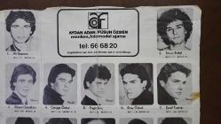 AYDAN ADAN / FÜSUN ÖZBEN, MANKEN, FOTOMODEL AJANSI, 1970'LER ORİJİNAL AFİŞİ - MODEL LİSTESİ - ALİ BAŞMAN, BÜLENT GÜZELKAN, CENGİZ ÖZKUL, ENGİN KOÇ, ERAY ÖZBAL, ARSUN ERDAL, EŞREF TAŞTOP, FARUK DİLAVER, FARUK PEKER, HALDUN KUTLU, HASAN AKGÜN, HAYATİ BANASDEY, İSMET ÜSTEKİN, LATİF ÖRENCİK, LEVENT GÜLSEN, MEHMET KOÇAK, MEHMET KURALLI, METİN KÜRKÇÜOĞLU, REHA PİROĞLU, SERDAR ALTINYILDIZ, SERKAN ATAKAN, TALHA SAKA - 69 x 51 cm EBADINDA