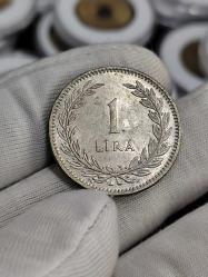 1948 Yılı Gümüş 1 Lira Çil
