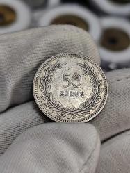 1947 Yılı Gümüş 50 Kuruş