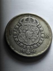 LOT.2 » İsveç Gümüş 1 Krona 1944