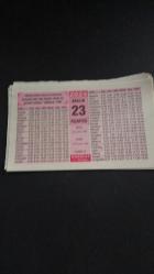 23 Aralık 2024 Hakikat orijinal takvim yaprağı doğum günü - özel gün hediyesi