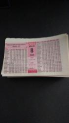 8 Aralık 2024 Hakikat orijinal takvim yaprağı doğum günü - özel gün hediyesi