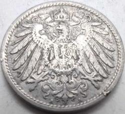 Almanya 1908 A 10 Pfennig Alman İmparatorluğu Bakır-Nikel