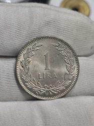 1948 Yılı Gümüş 1 Lira Çil