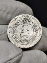 Sultan Vahdettin 1336/4 Nikel 40 Para Çil