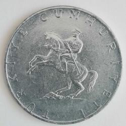 TÜRKİYE  1974     5  LİRA