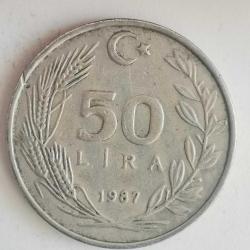 TÜRKİYE  1987    50  LİRA