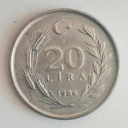TÜRKİYE  1984    20  LİRA